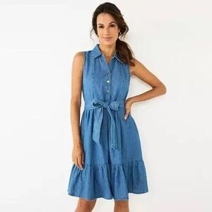 Draper James Blue Midi Dress